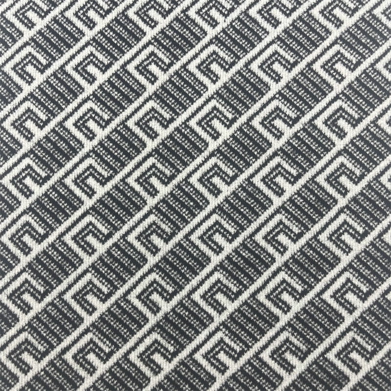 Polyester Nylon Twill Letters Embossed Jacquard Fabrics 12875B