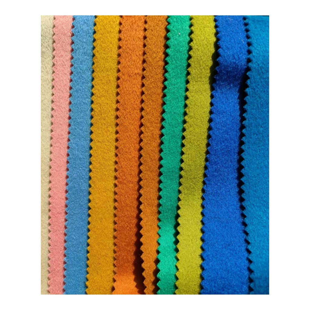 Multi Colors Plain Wool Woven Fabrics For Hoodies In Autumn MF24001